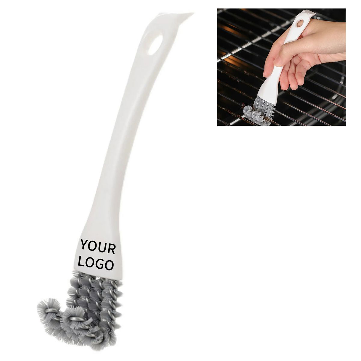 Compact Grill Brush for Outdoor Cooking 2