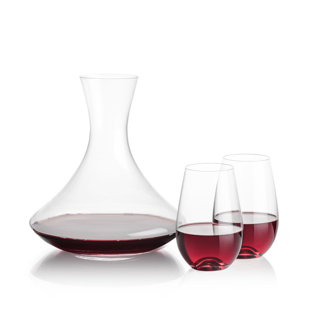Senderwood Carafe & Boston Stemless Wine 5