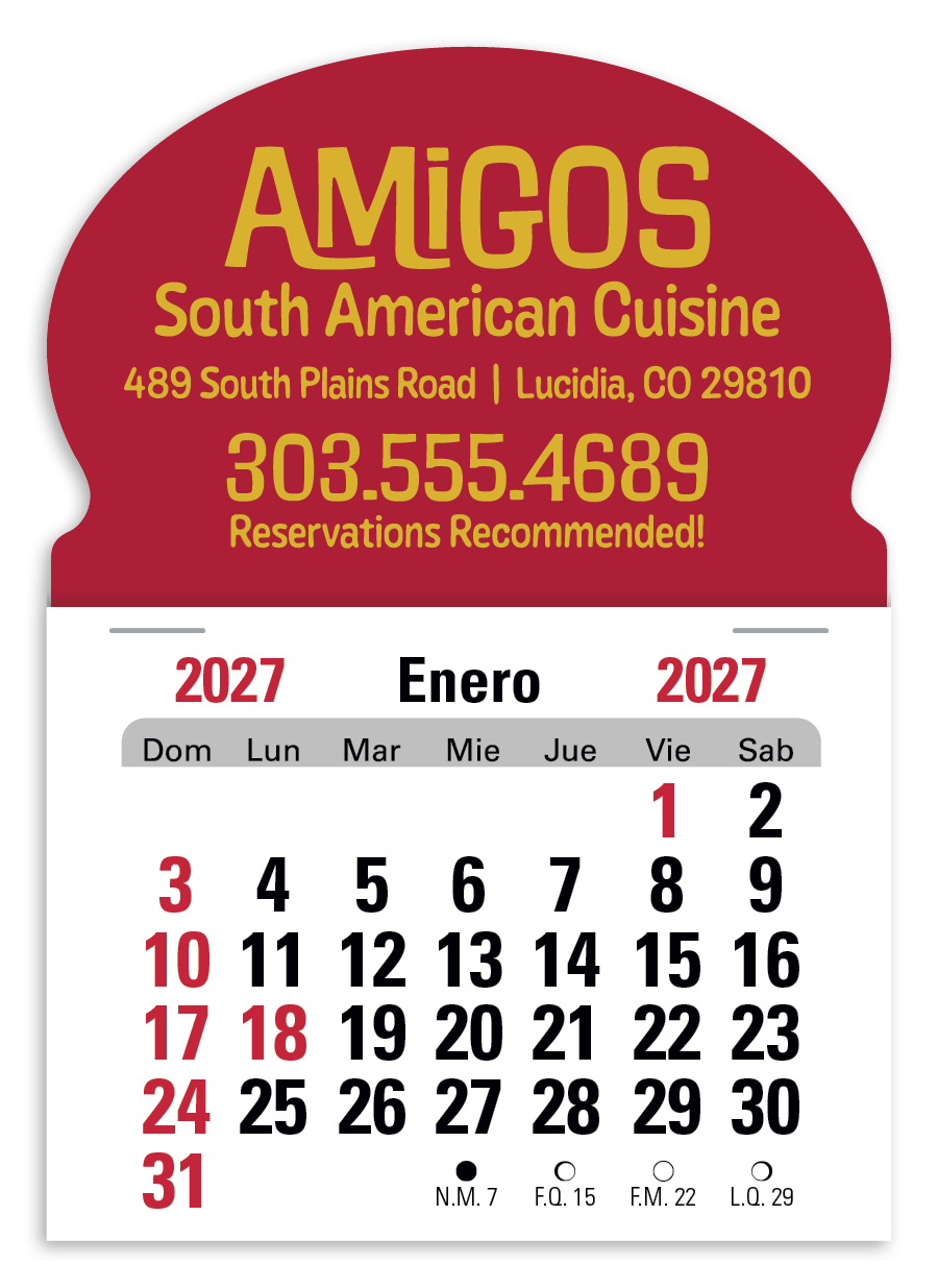 Triumph® Calendars Press-N-Stick Spanish Calendar 17