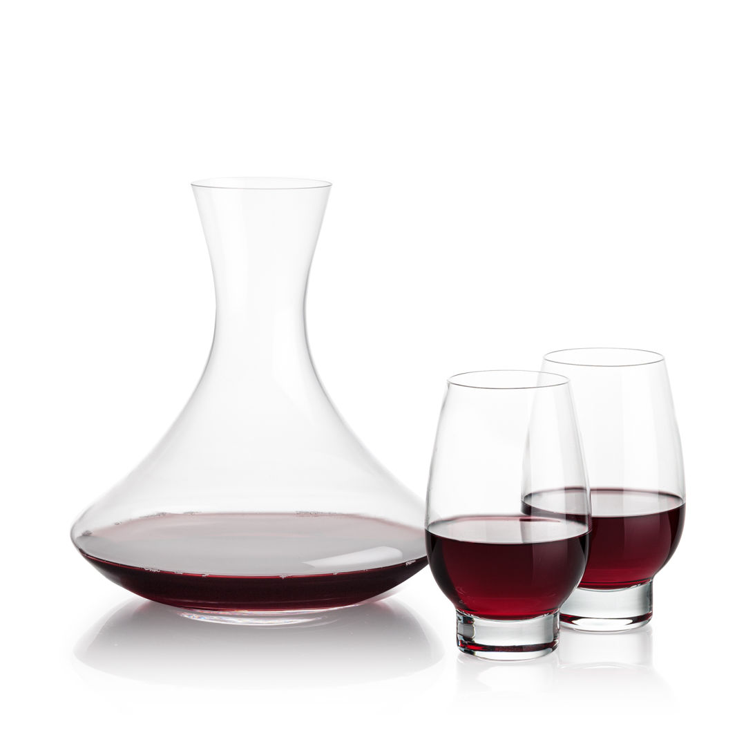 Senderwood Carafe & Glenarden Stemless Wine 8