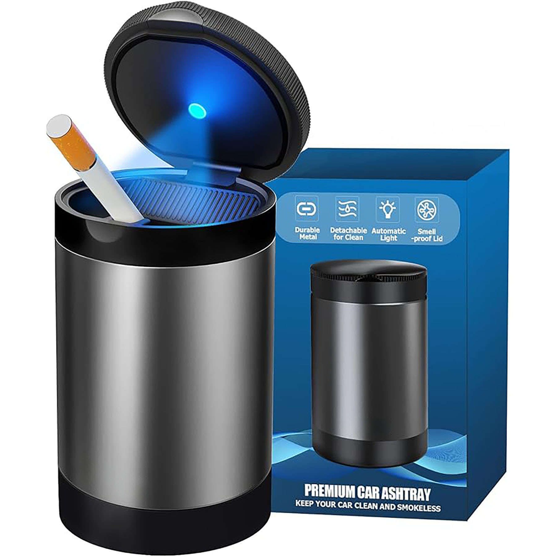 Detachable Aluminum Ashtray 6