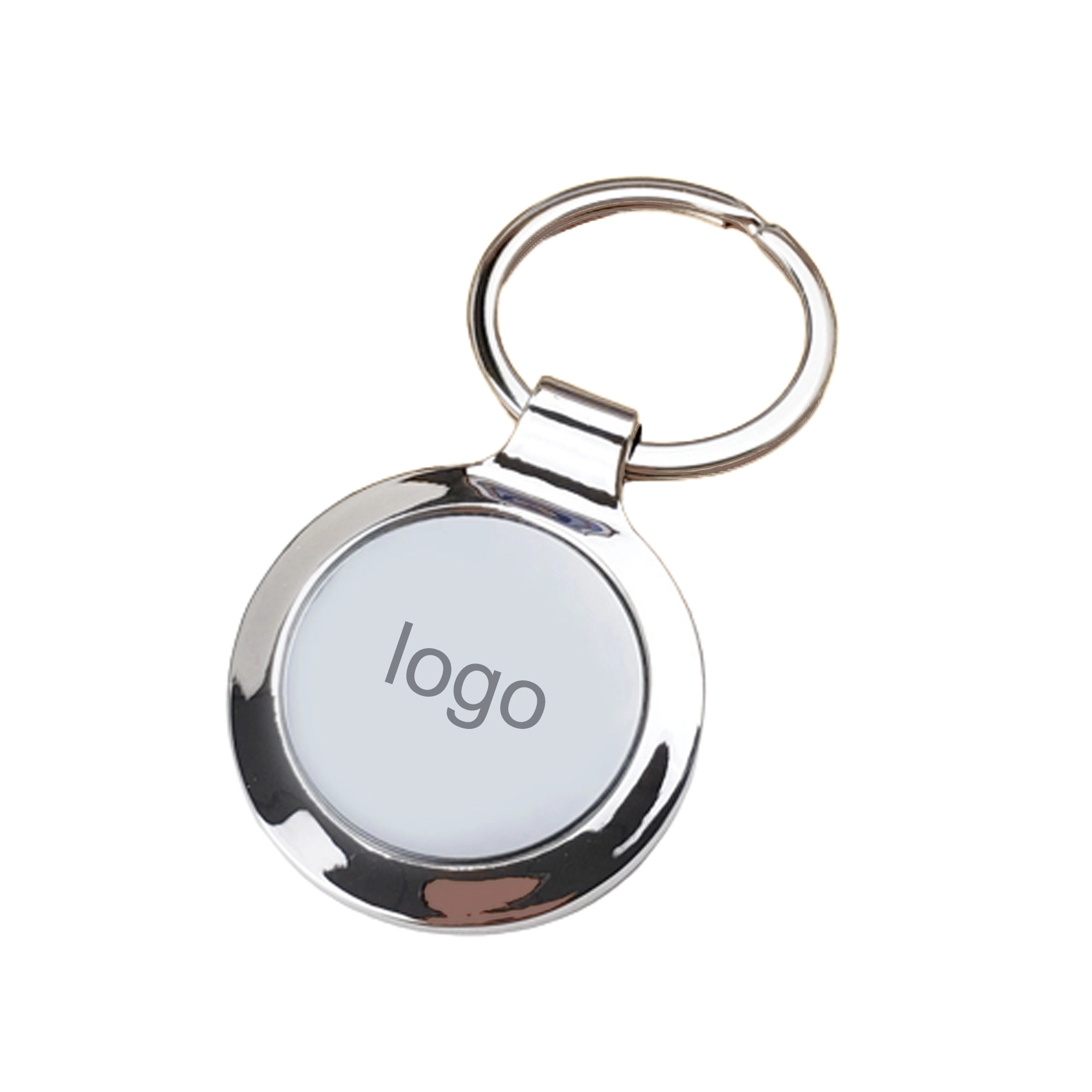 Circular Metal Key Chain 1