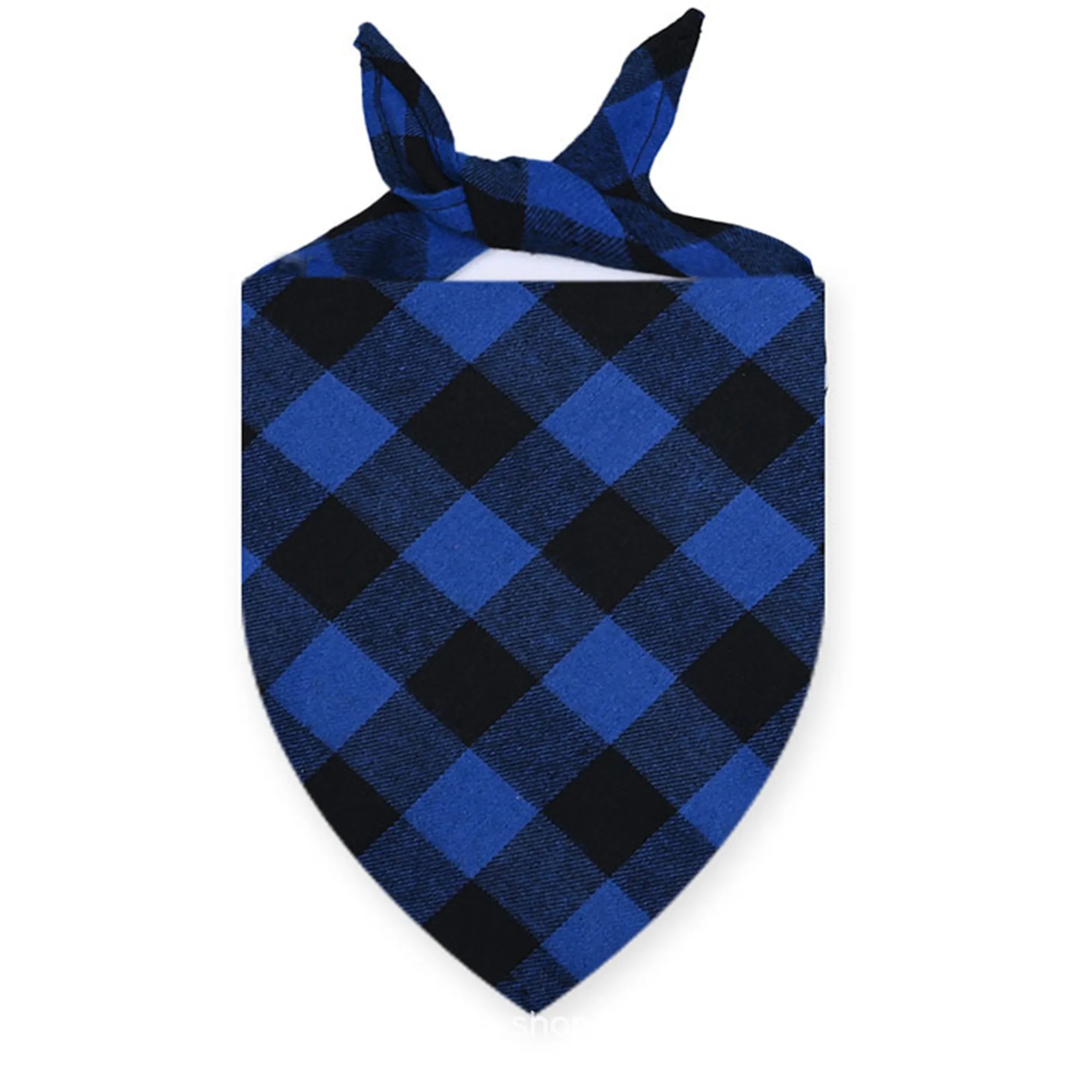 Pet Triangle Classic Plaid Scarves Dog Bandana 3