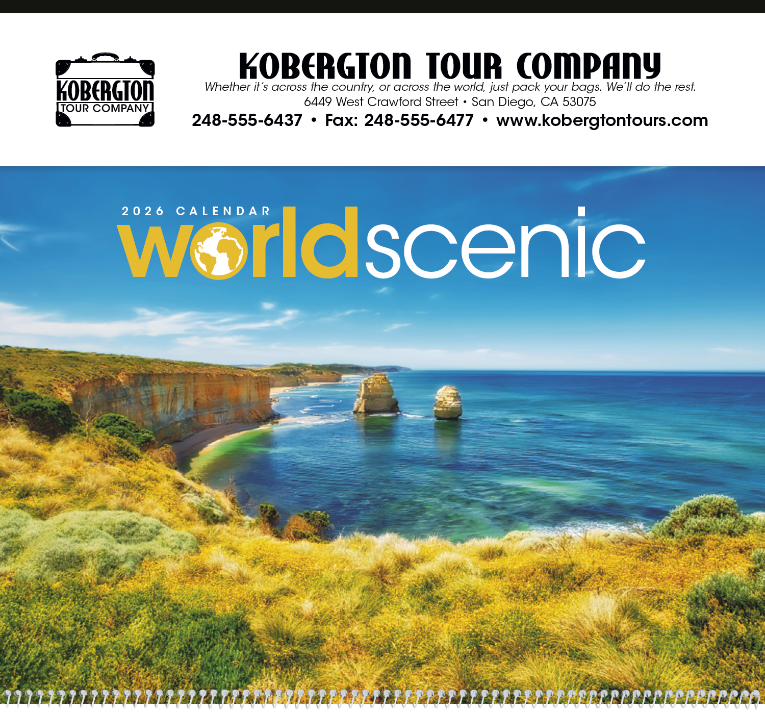 Triumph® Calendars World Scenic Calendar 30