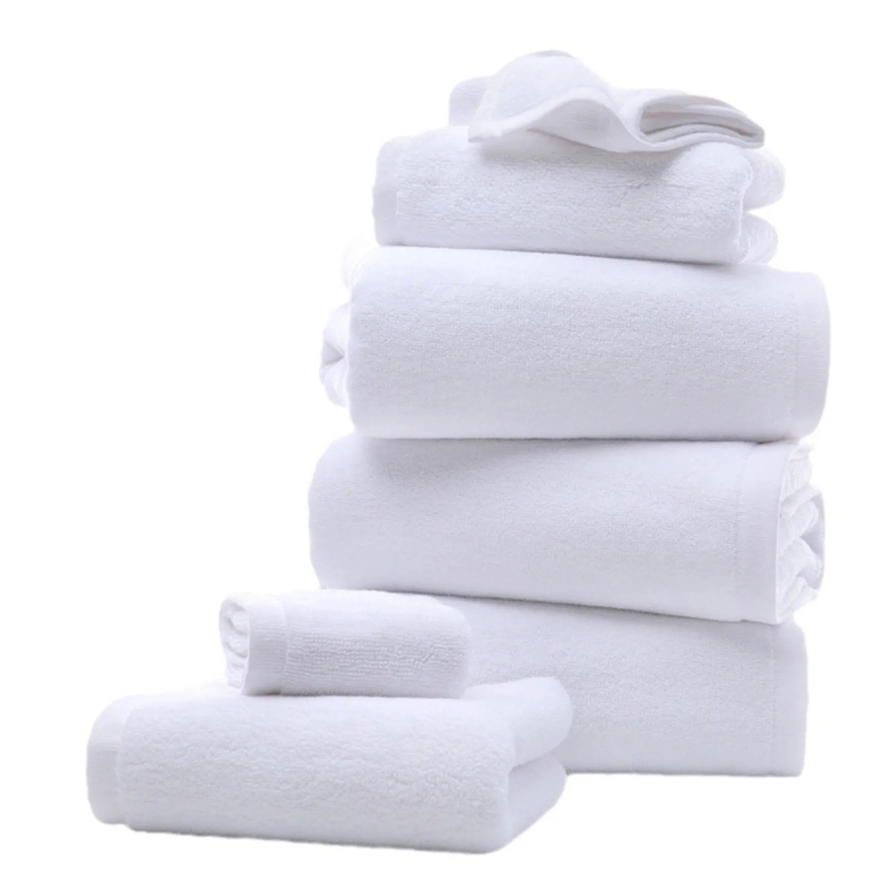 Embroidered Cotton Washcloth Towel MOQ 50PCS 3