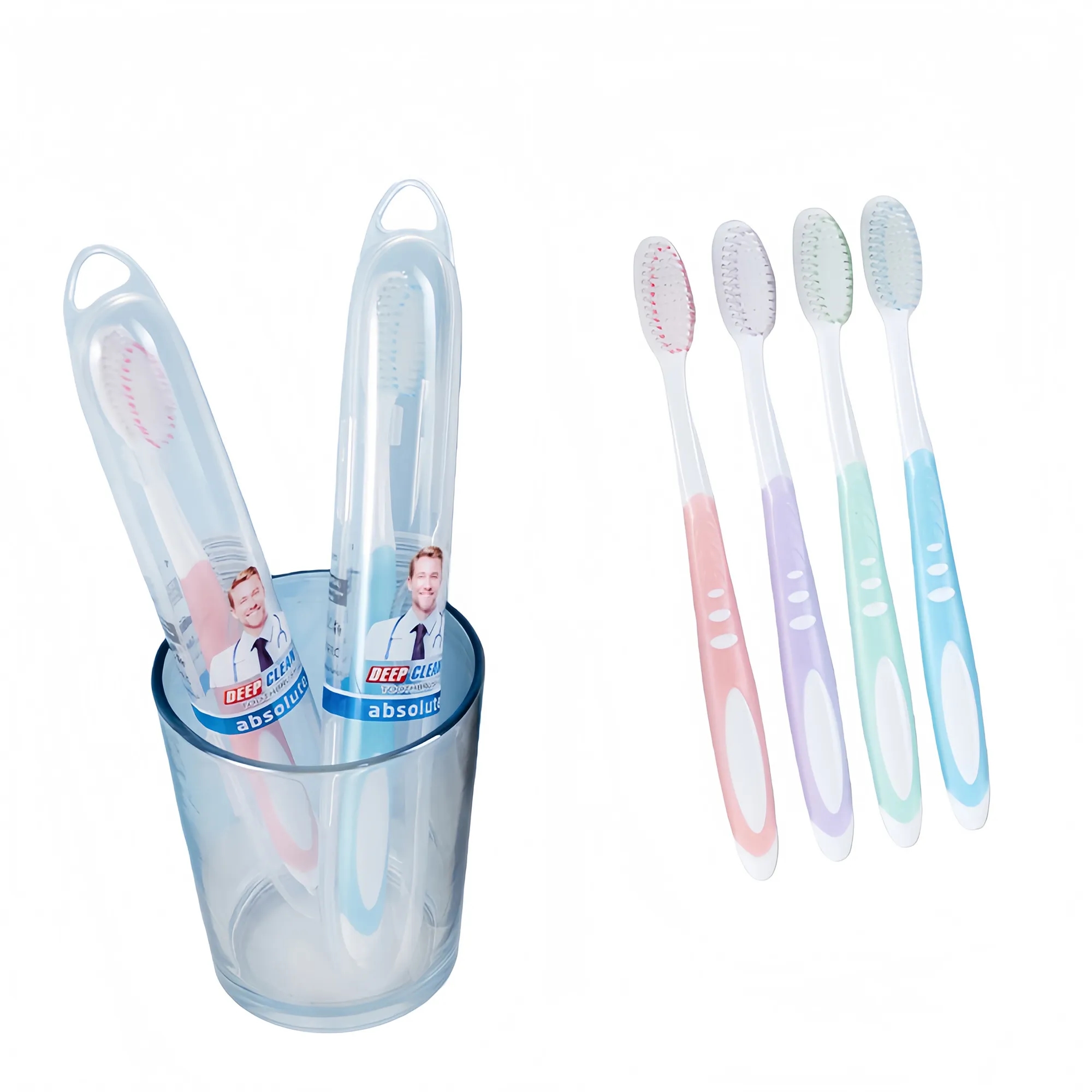 Adult Soft Toothbrush With Portable Boat Case 2