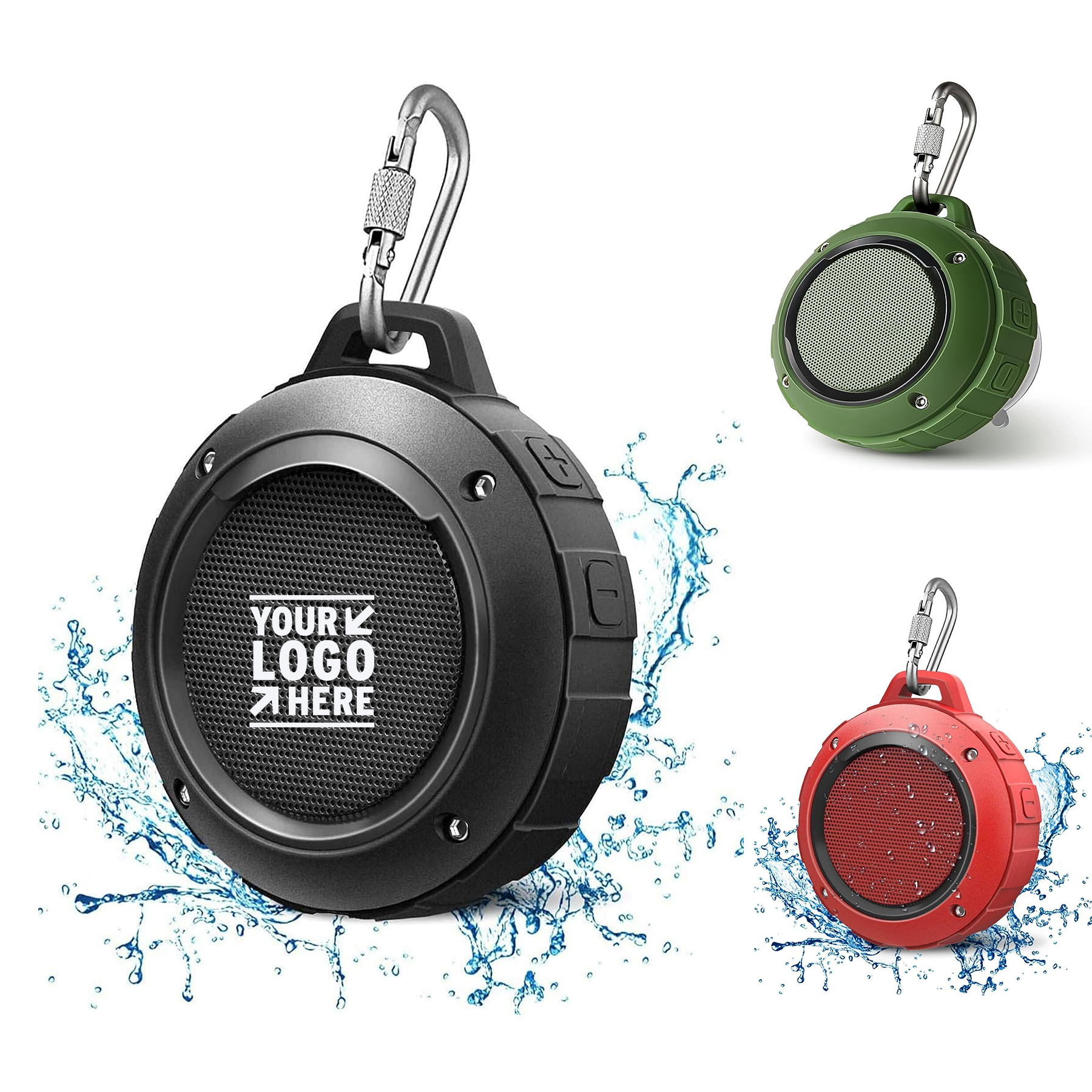 Built in Mic for Sports Outdoor Waterproof Wireless Portable Mini Shower Travel Bluetooth Speaker 2