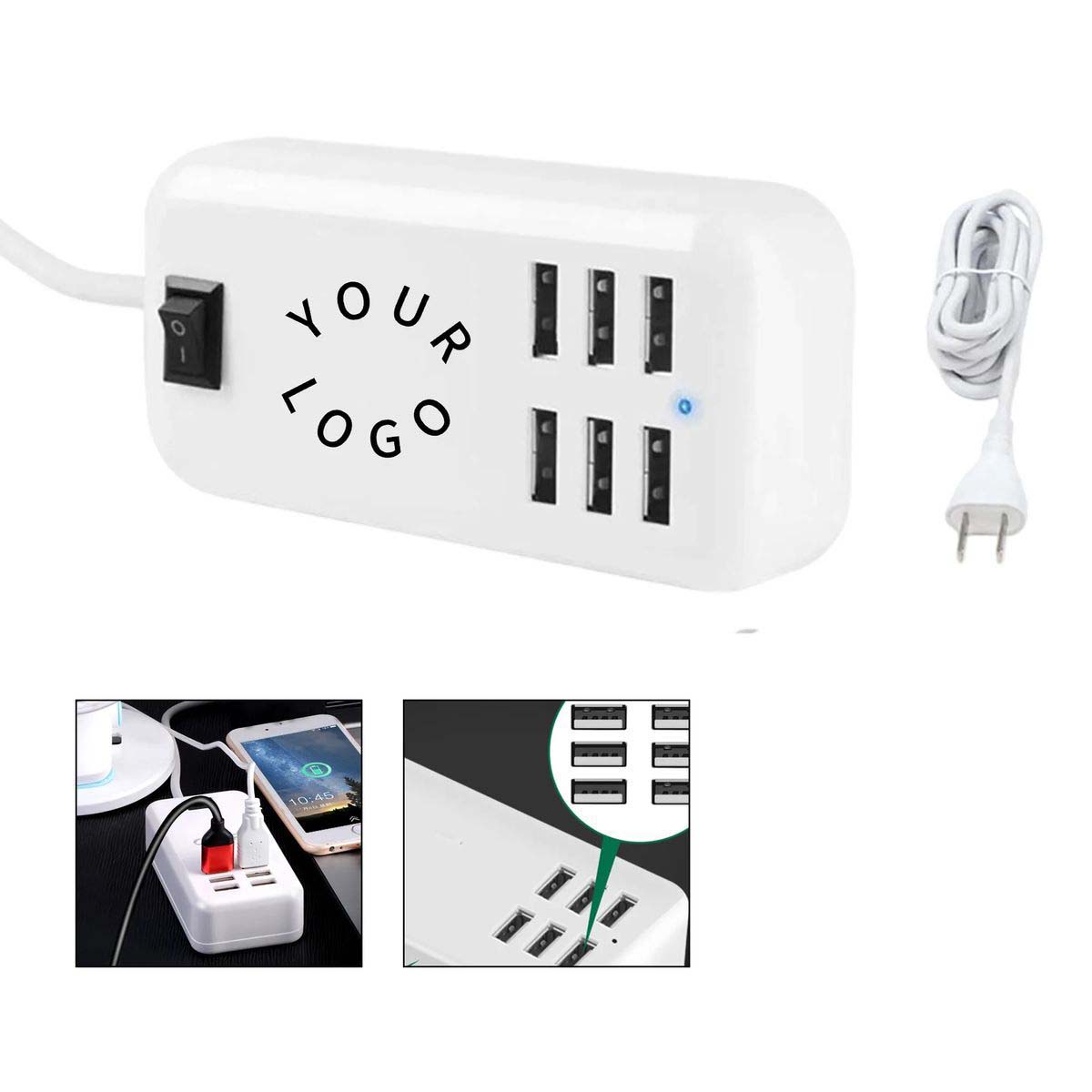 Multi Device USB Charger Station for Home and Office 1