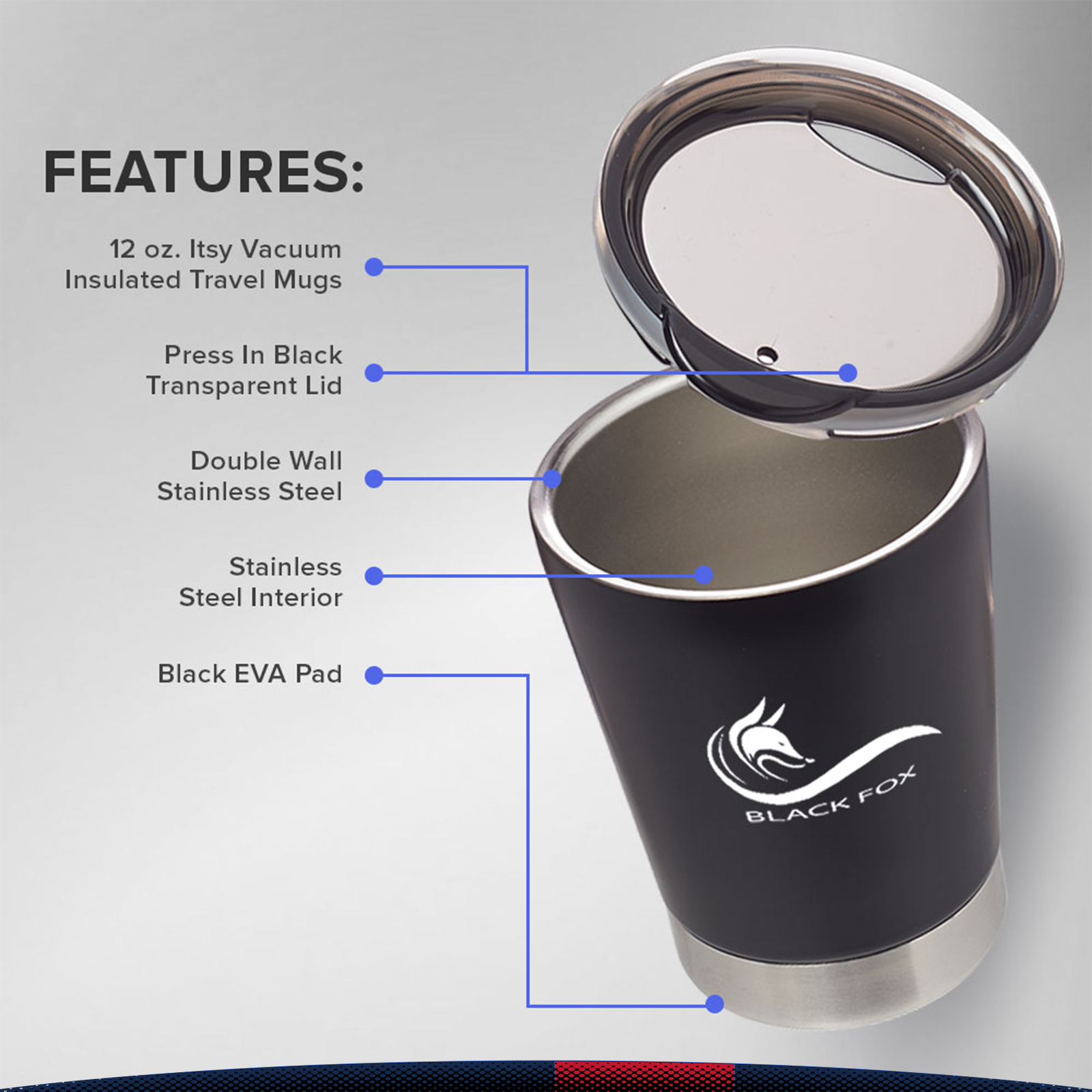 12 oz. Vacuum Insulated Water Mugs 5