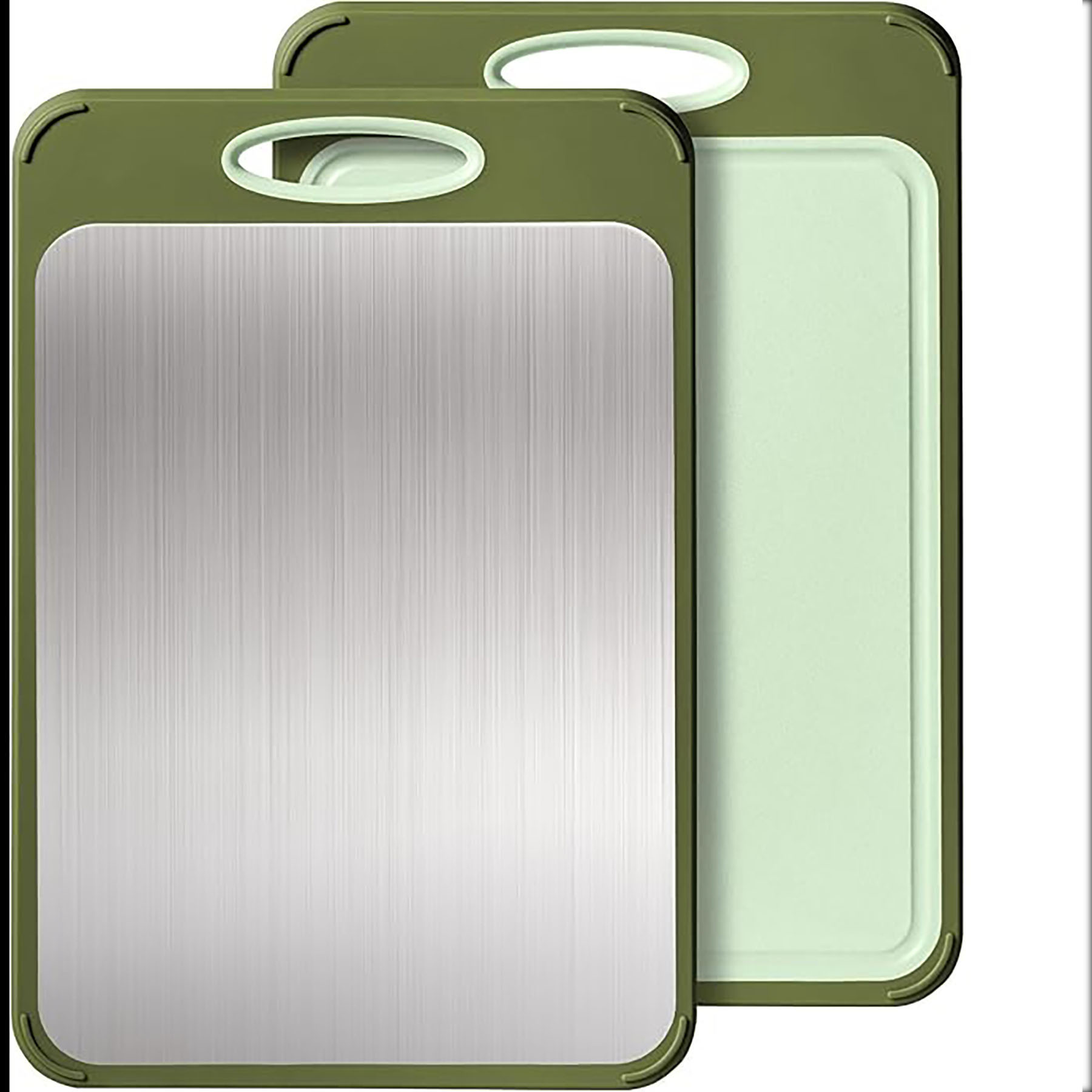 Double Sided Stainless Steel Cutting Board 10