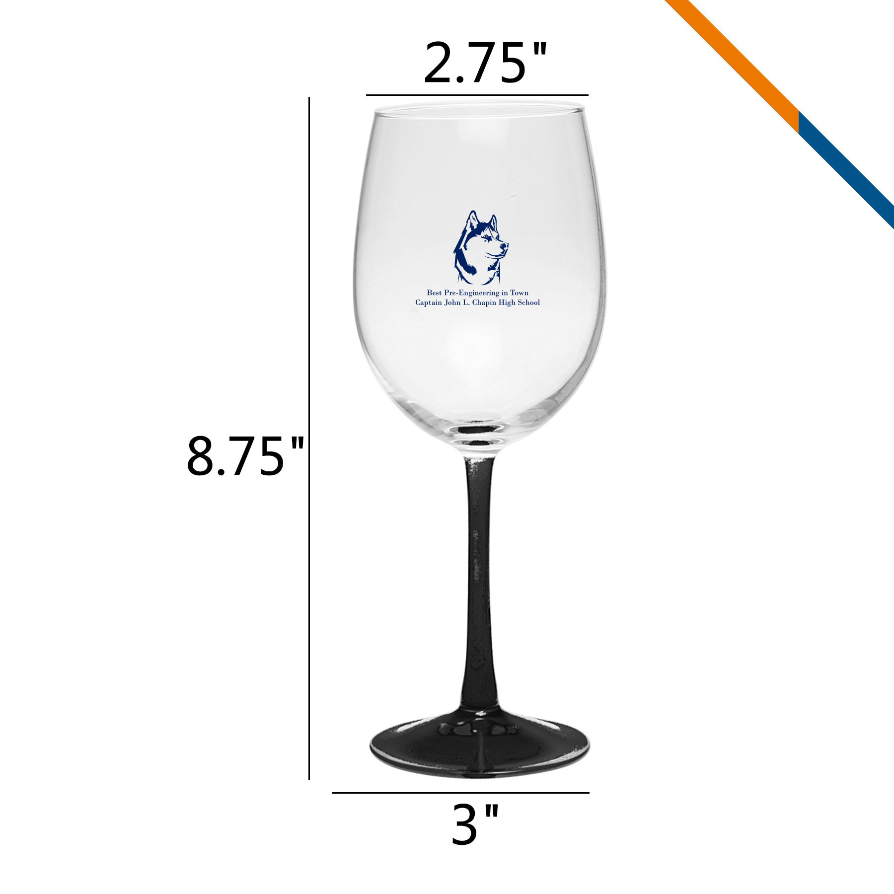 Edwina White Wine Glasses - 16 OZ. 3