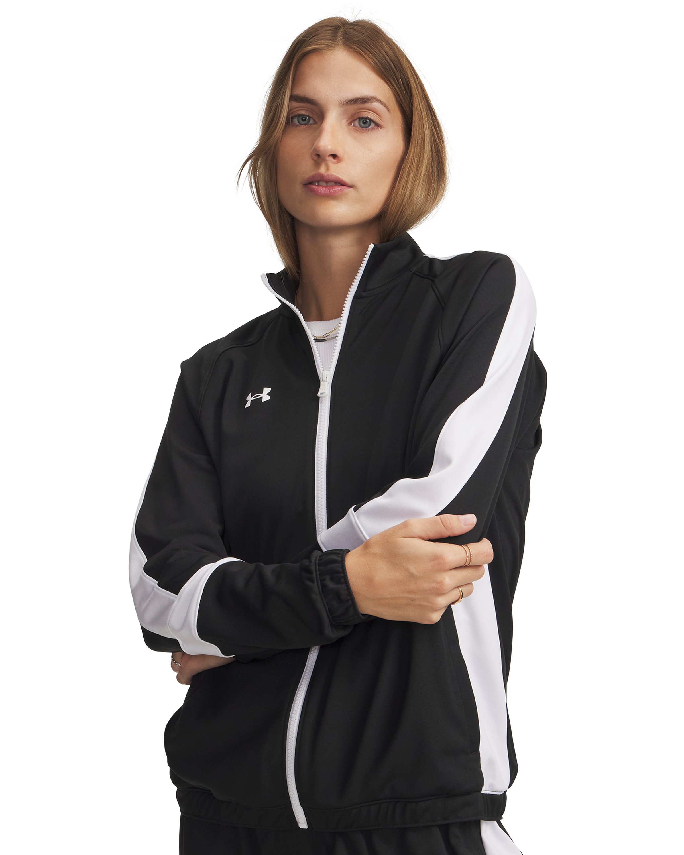 UA Team Knit Warm Up Women's Full Zip 2