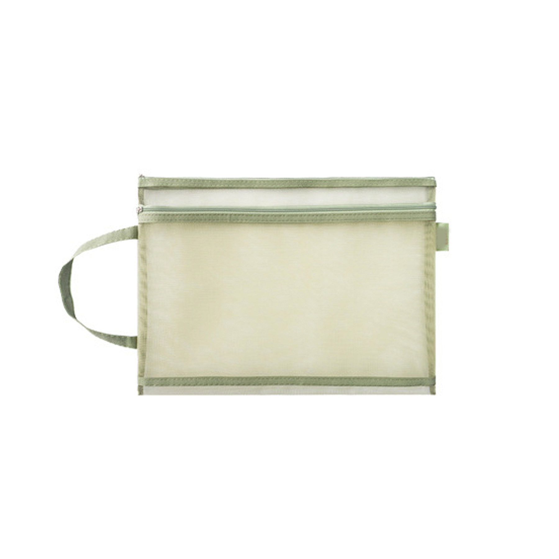 Dual Zipper Pocket Pencil Pouch 7