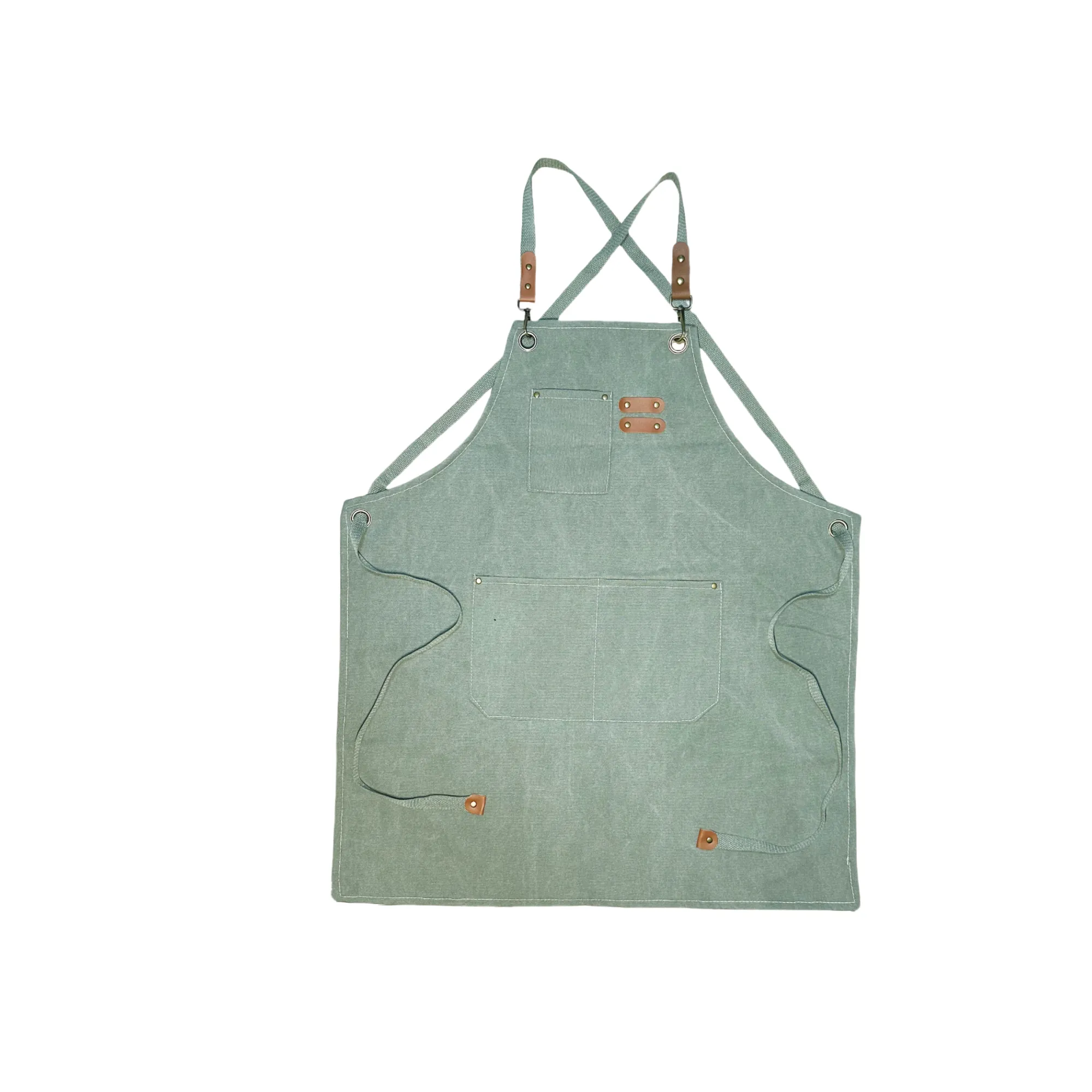 Adjustable Denim Bib Work Apron 3