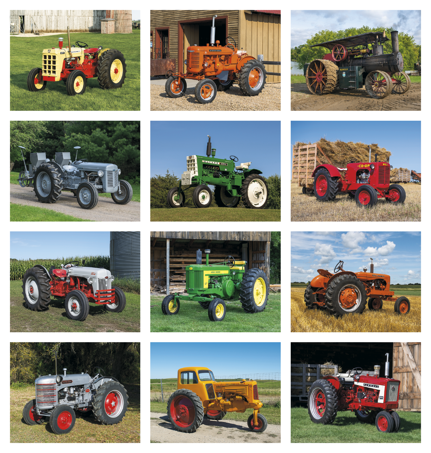 HotLine® Products Vintage Tractors Appointment Calendar - Stapled 29