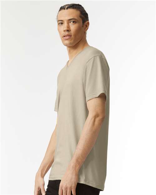Unisex CVC V-Neck Tee - 2006CVC 56