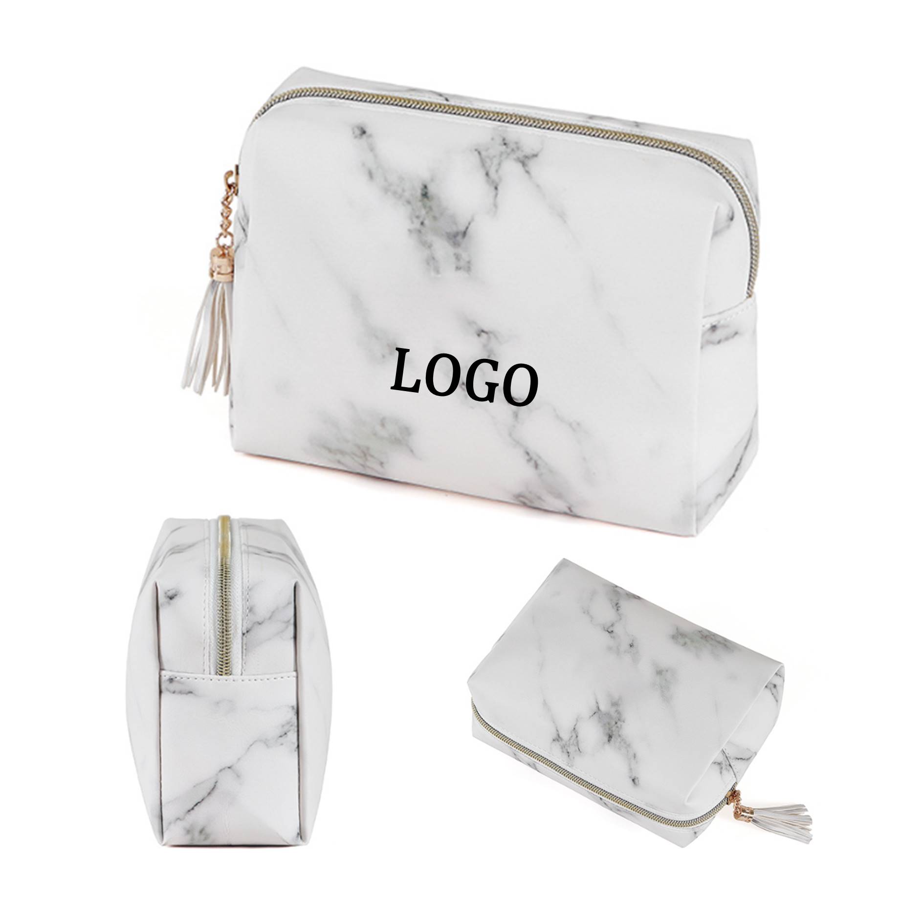 Marble Pattern Cosmetic Bag 4