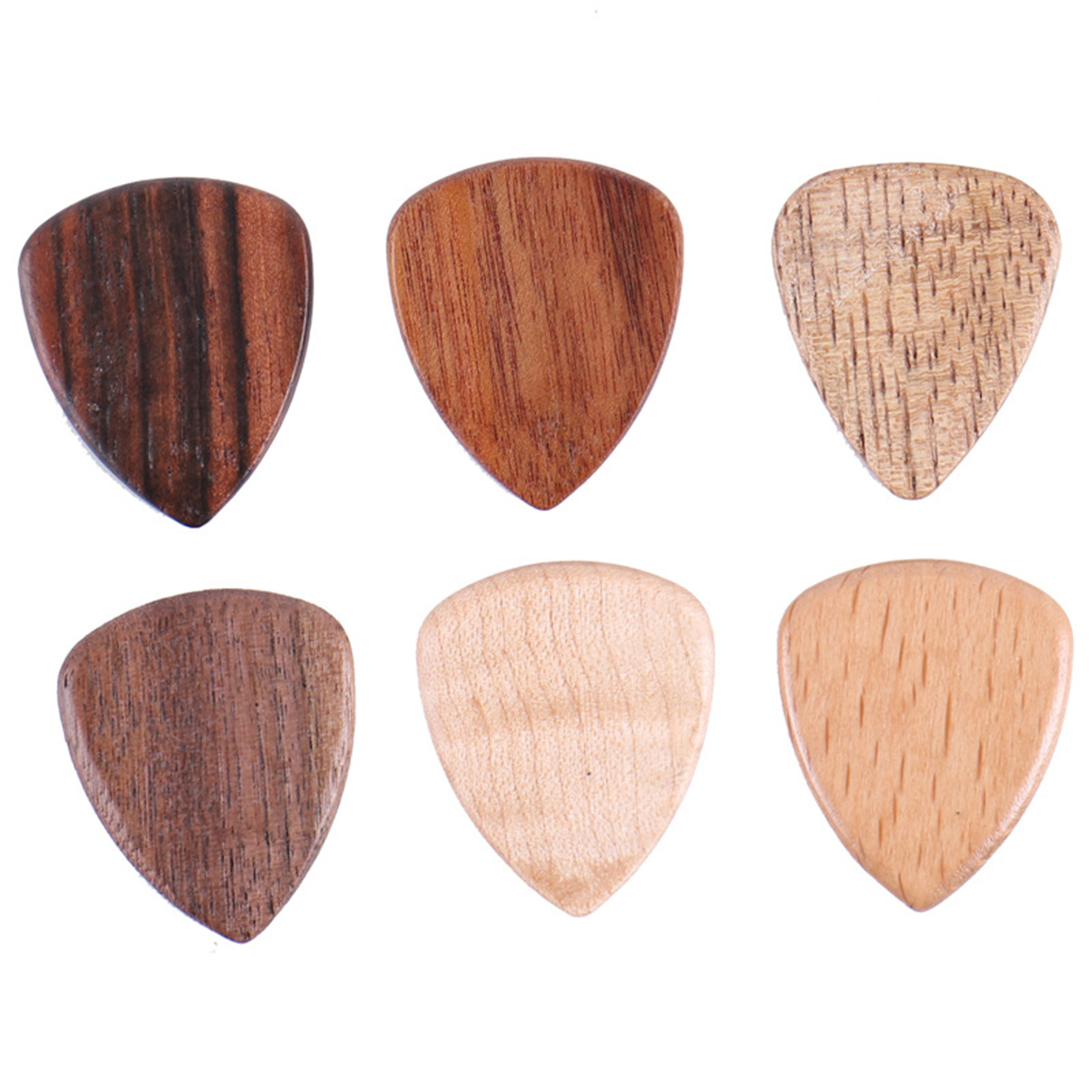 Flexible Guitar Picks Made of Real Wood 2