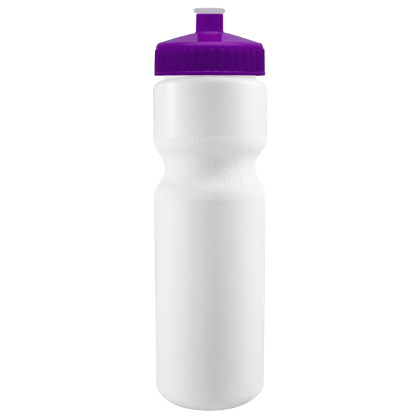 Cyclo-Cross 28oz Bike Bottle - White w/Push-Pull Lid 63