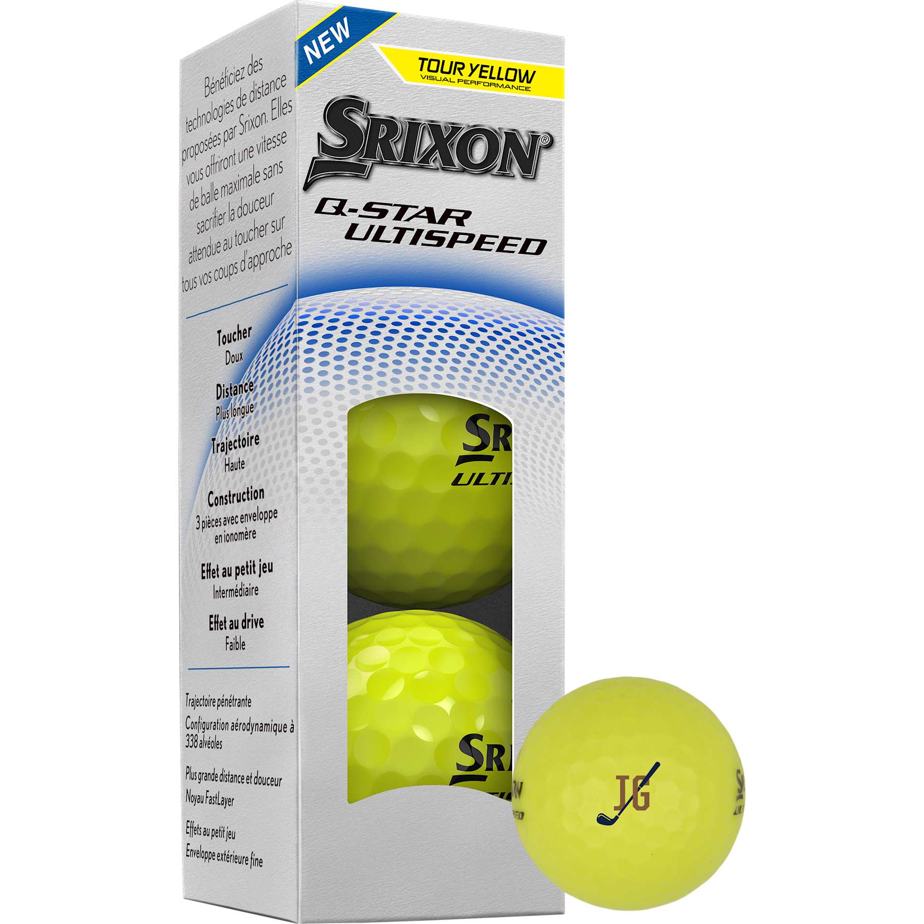 Srixon Q-STAR ULTISPEED Golf Balls - 3 Pack 33