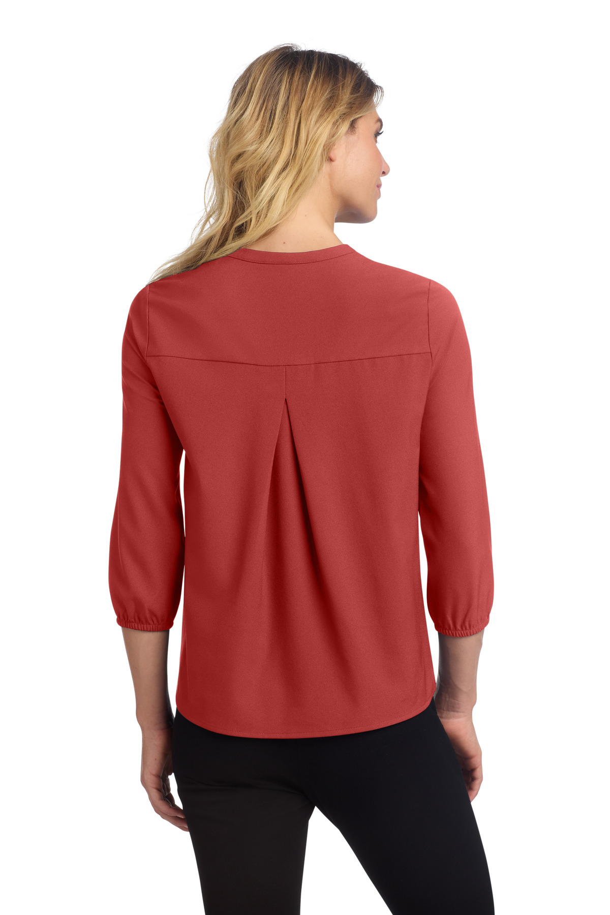 Mercer+Mettle Women's Stretch Crepe 3/4-Sleeve Blouse MM2011 54