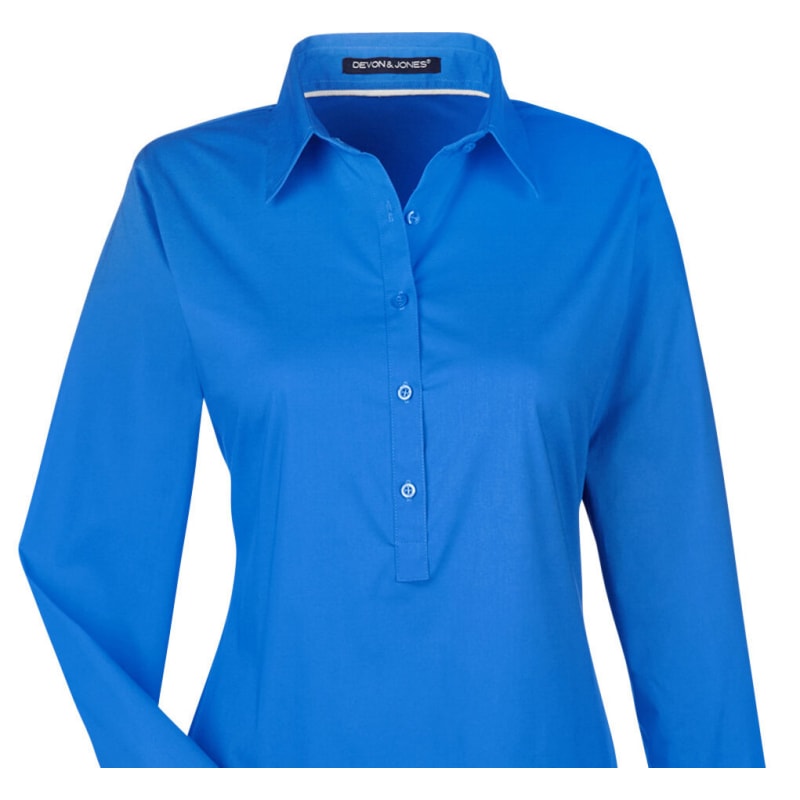 Devon & Jones Ladies' Perfect Fit™ Half-Placket Tunic Top 11