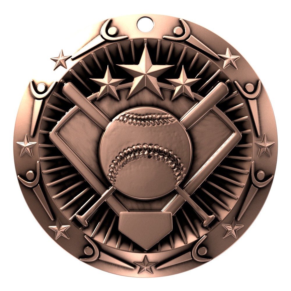 Softball World Class Medallion (3") 2