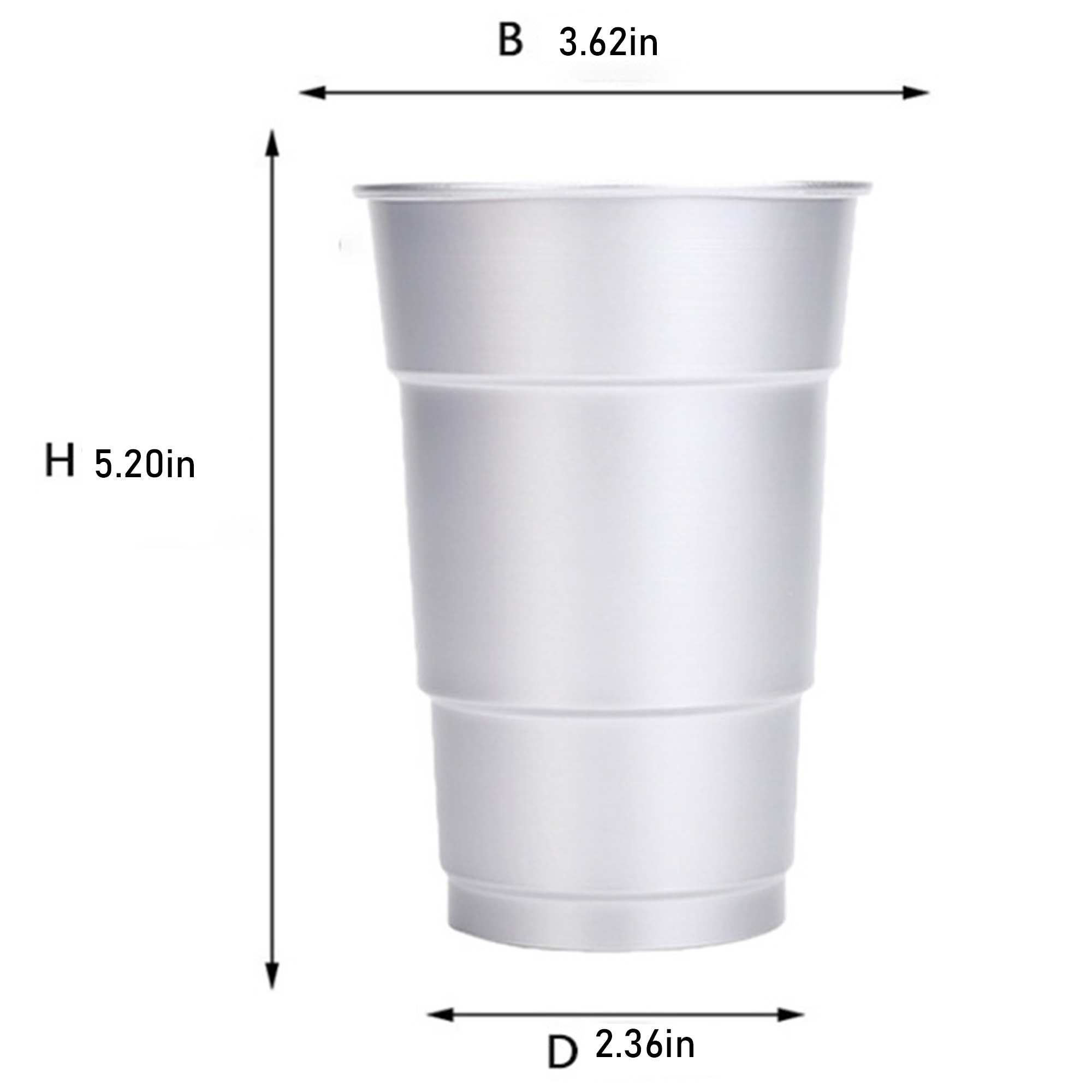 Stadium Aluminum Cup 3