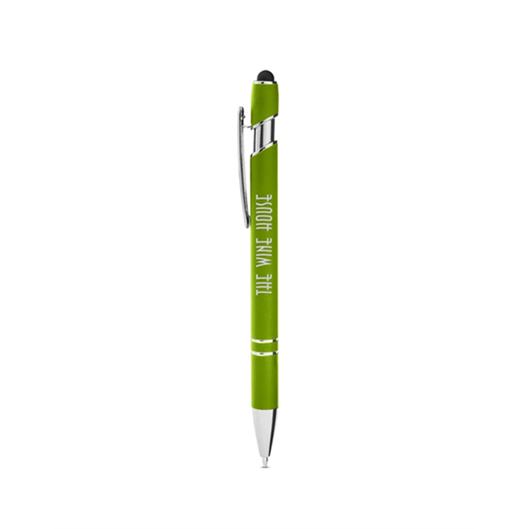 Rubberized Aluminum Click Stylus Pen 2