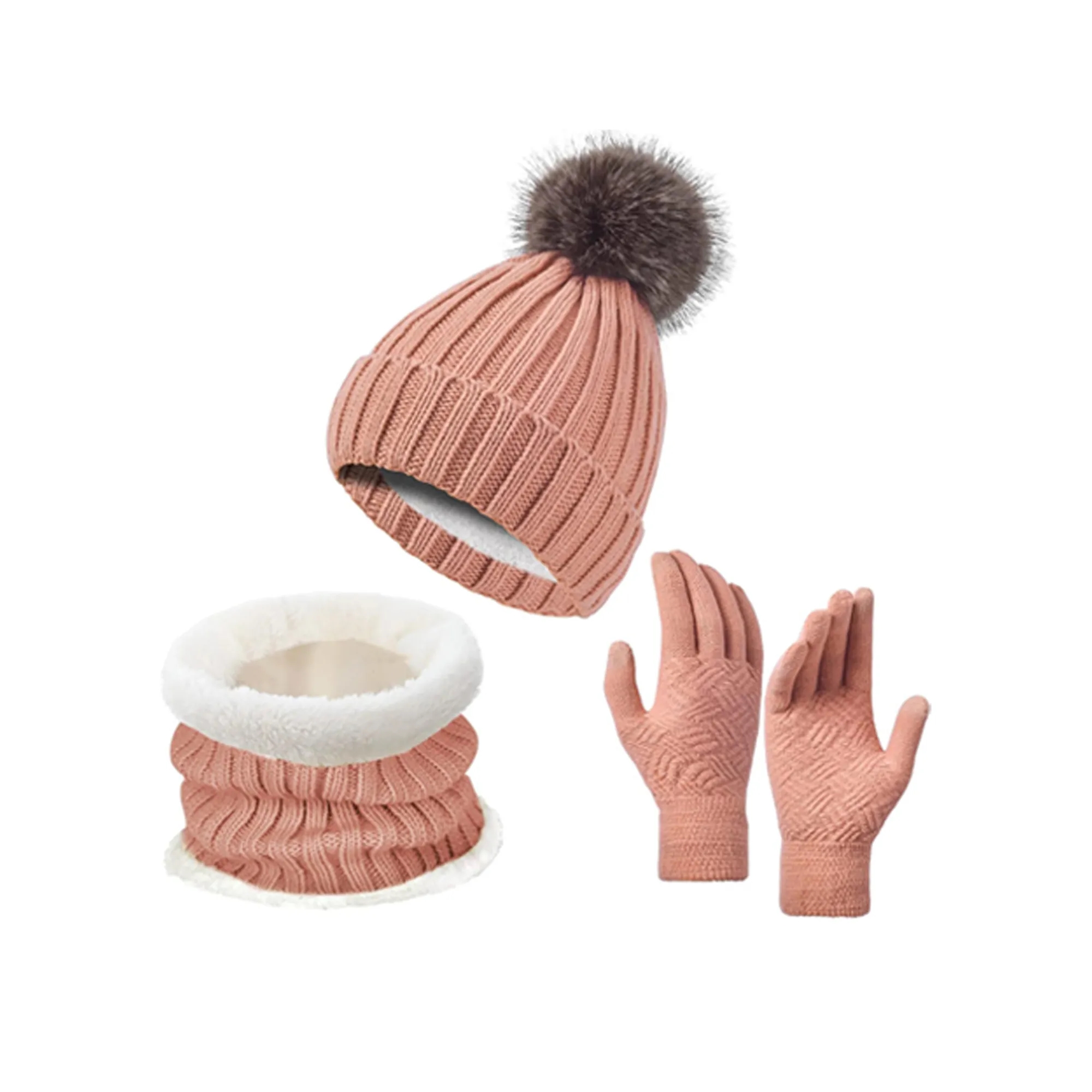 Winter Warmth Three-Piece Set MOQ 50sets 11
