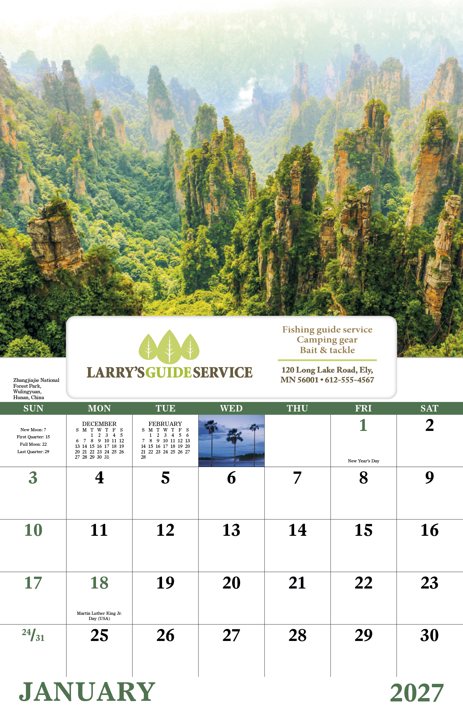Good Value™ Glorious Getaways - Window Calendar 17