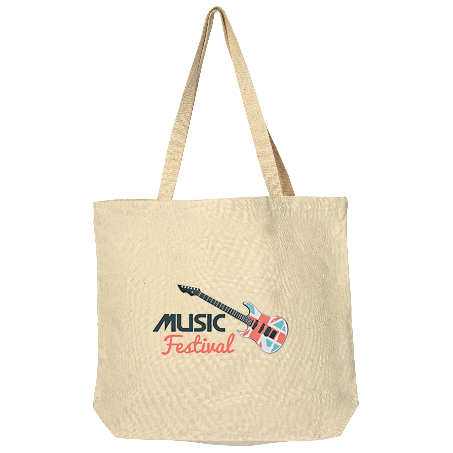 Valkaz Cotton Tote With Zipper - Standard 2