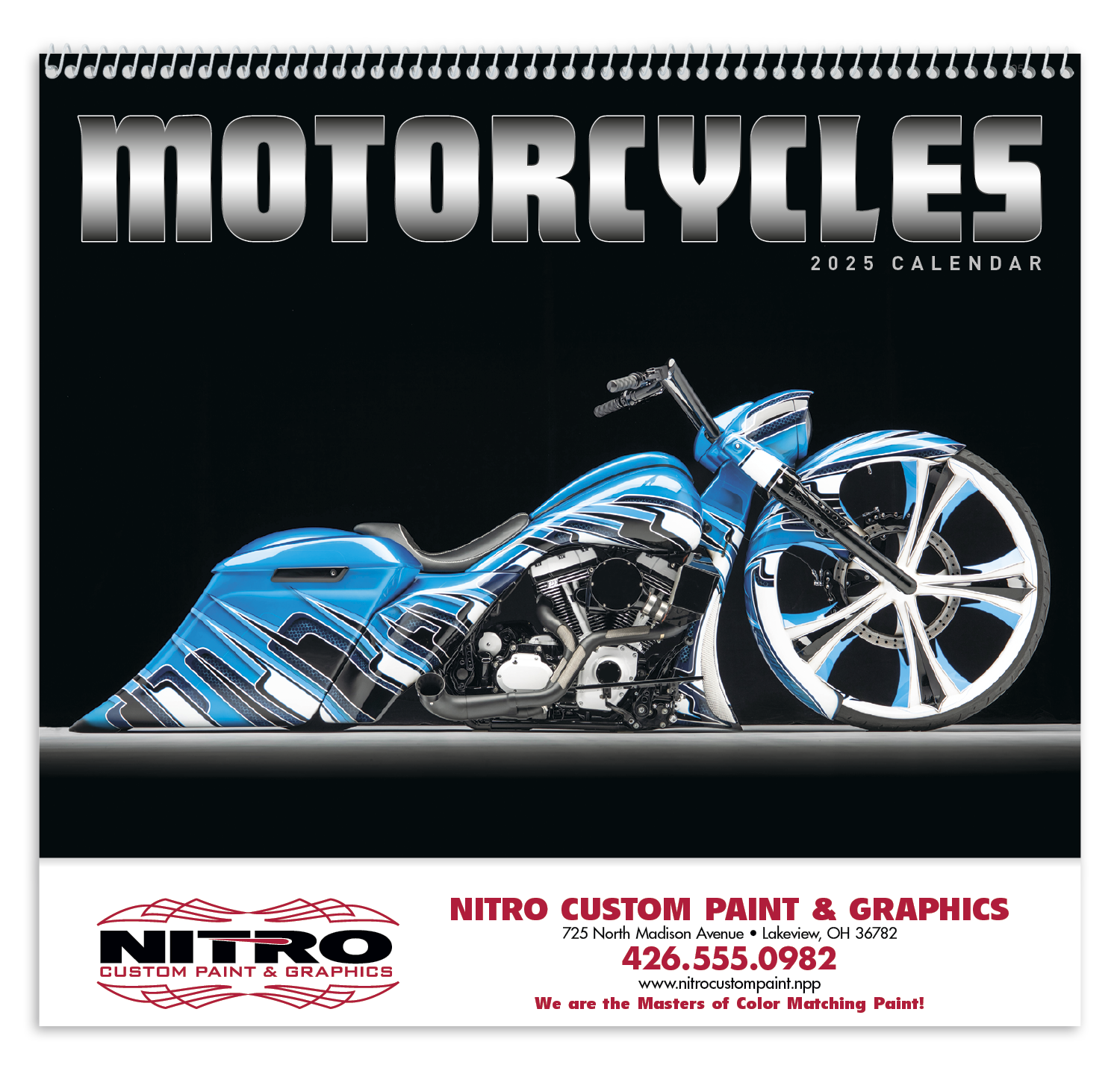 Good Value™ Motorcycles - Spiral Calendar 25