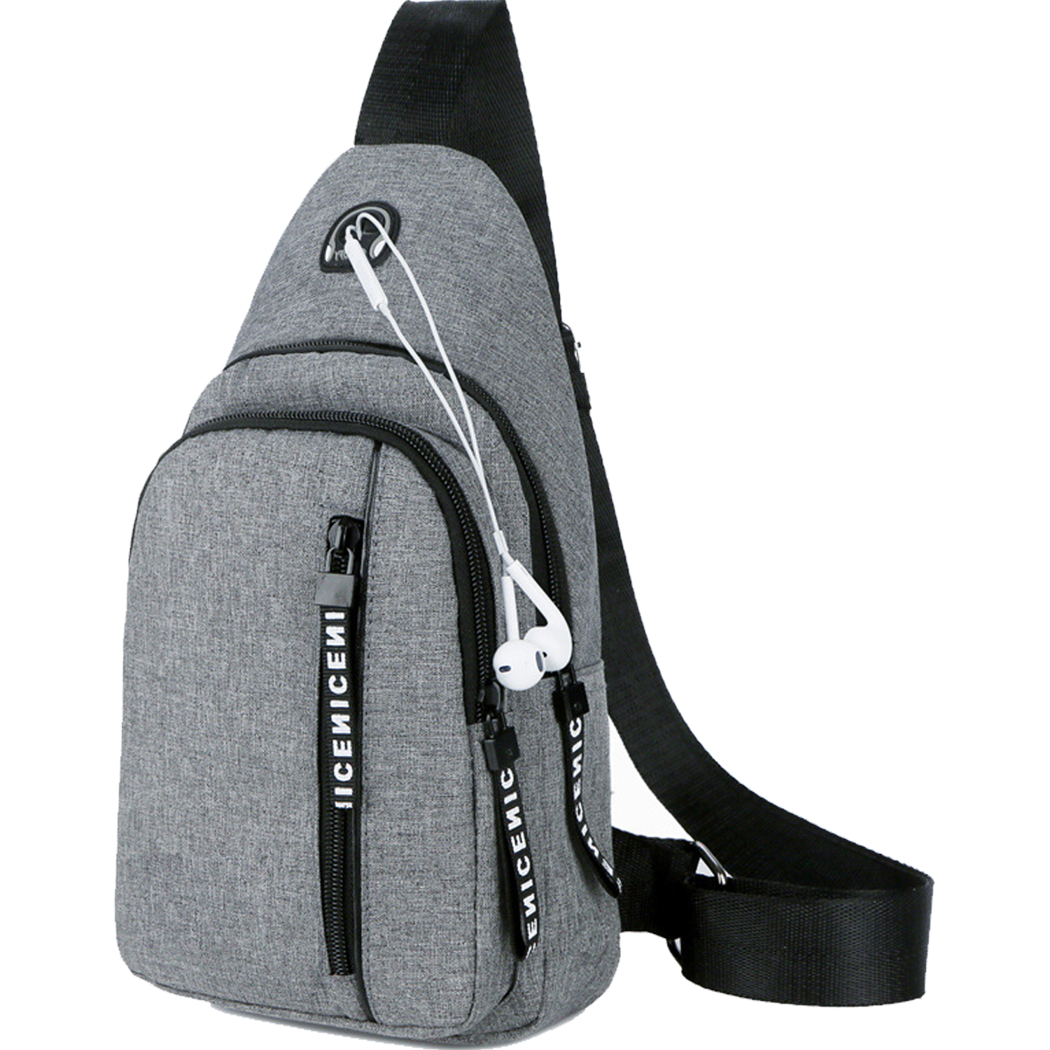 Small Crossbody Water Resistant Purse With Earphone Hole 2