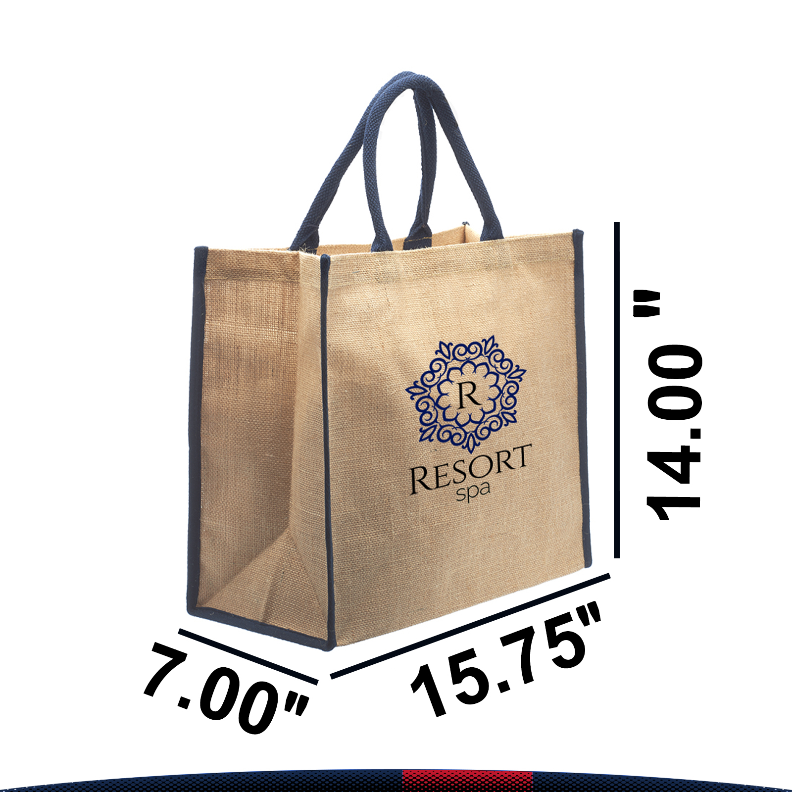 Maris Jute Tote Bag, custom tote bag with logo imprint 2