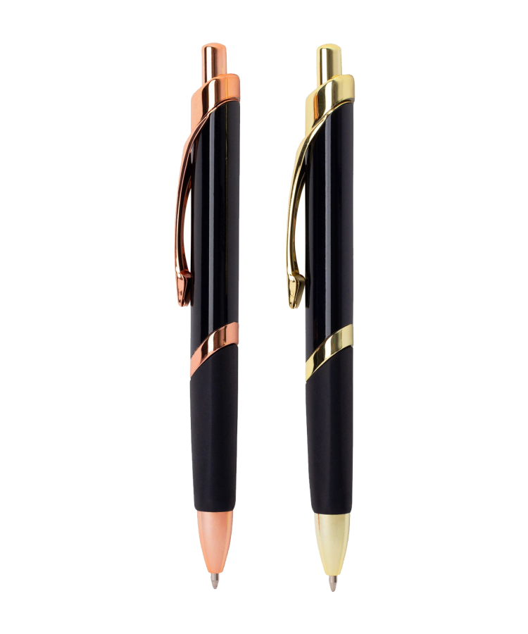 Union Printed - 3 Sided Click Metal Pen 2