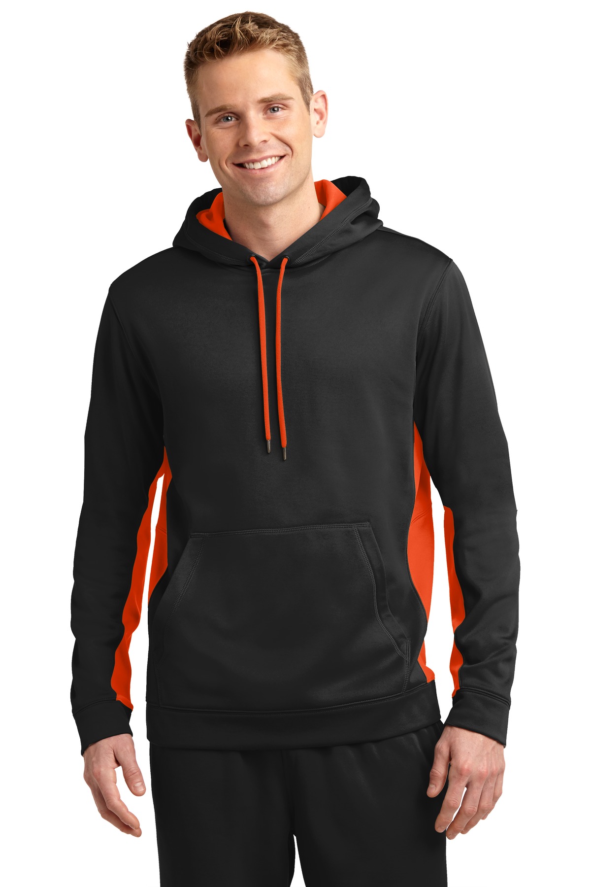 Sport-Wick Fleece Colorblock Hooded Pullover