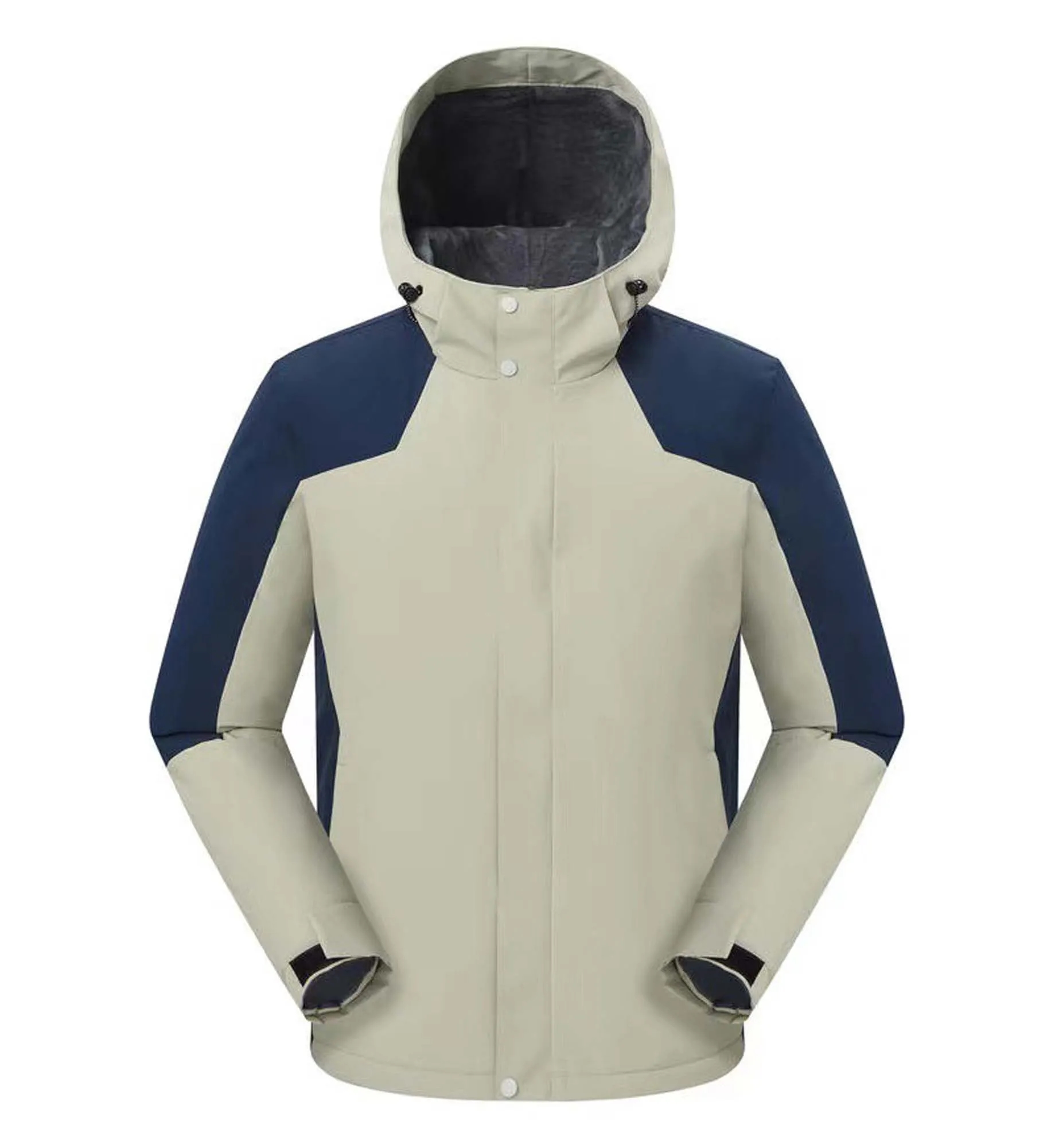 Hooded Windbreaker Flecee Lined Jacket 11