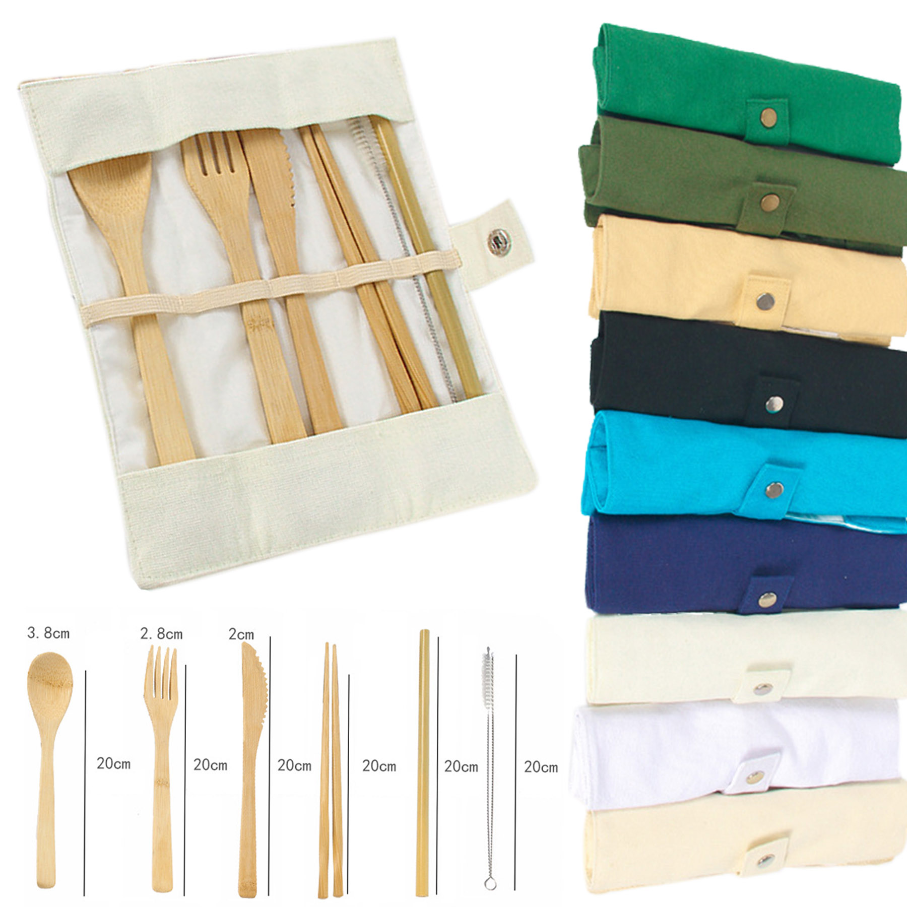 Bamboo Utensil Set Dinnerware 1