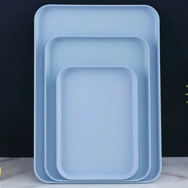 Wheat Straw Food Serving Tray 8