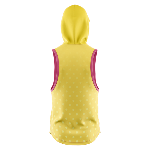 Unisex & Kids' Sublimation Sleeveless Hooded T-Shirt - 160G 3