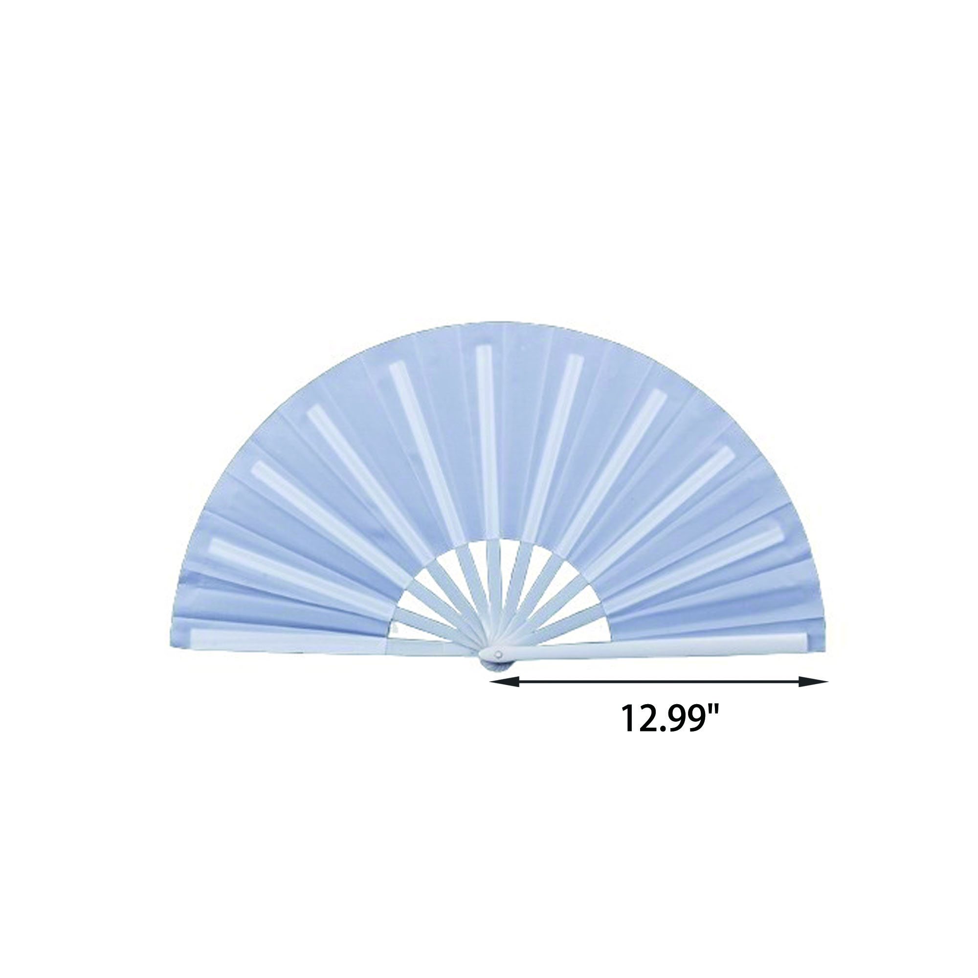 Portable Plastic Kungfu Dancing Fan Full Color 9