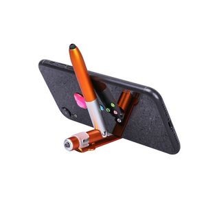4 In 1 Ballpoint Plastic Pen With Phone Stand Stylus And LED Light 13
