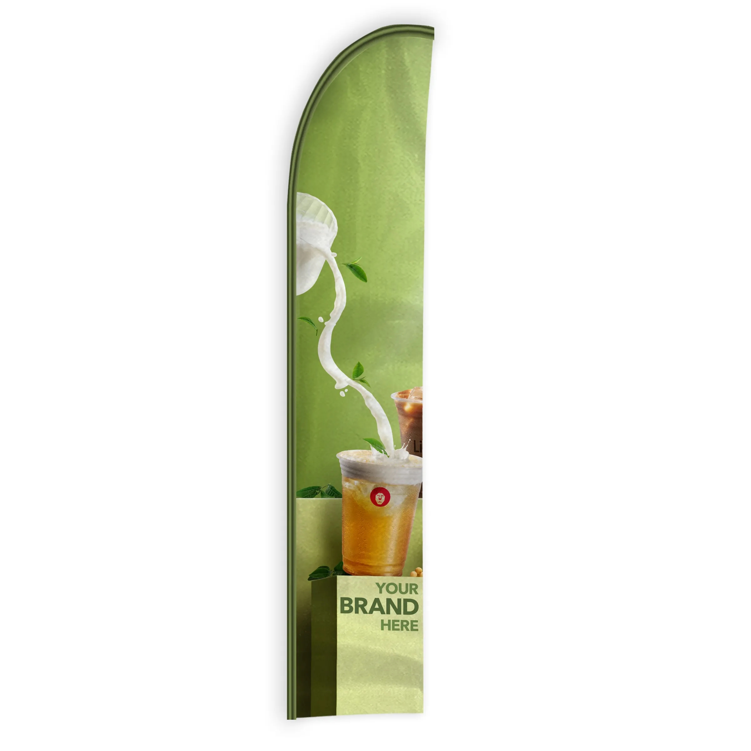 Custom Digital Printed Swooper Flags 16.5' x 3' 2