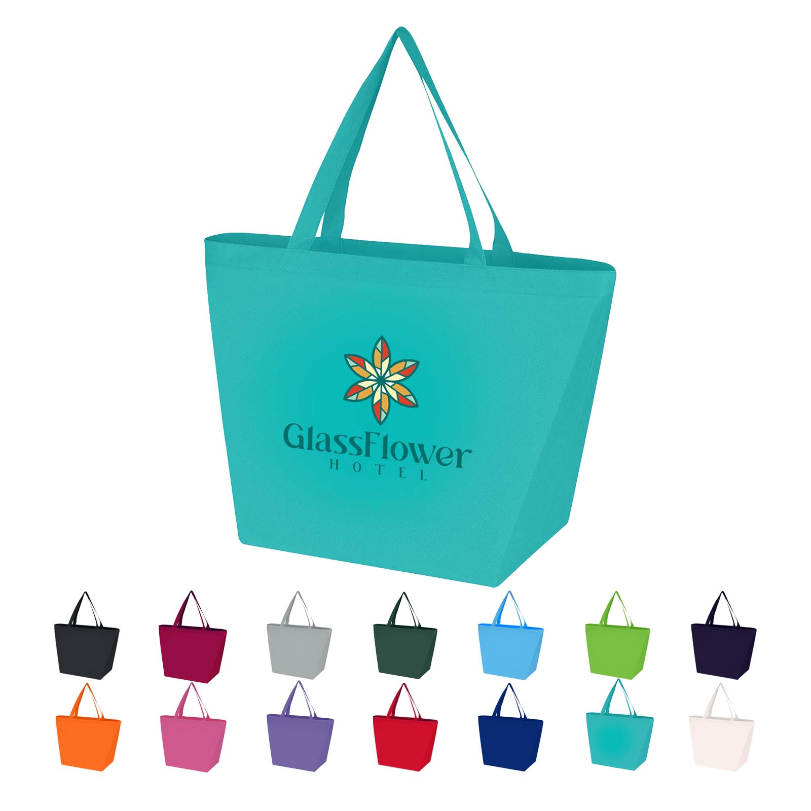 Full Color Non-woven Budget Shopper Tote