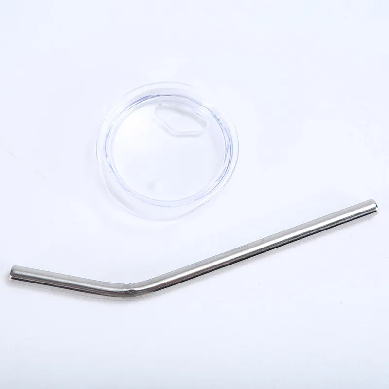 2 oz Mini Tumbler Stainless Wine cup With Straw 1