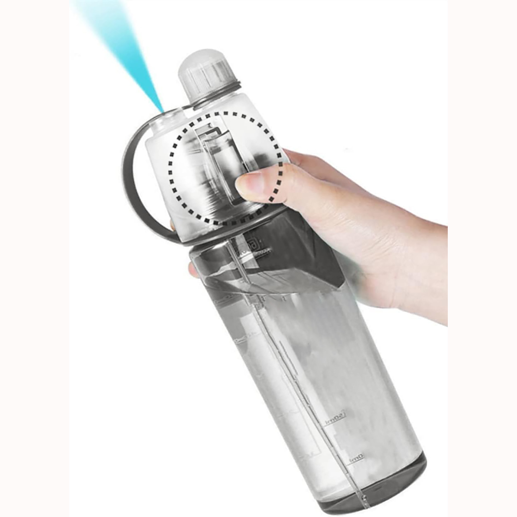 Spray Water Bottle for Drinking Sports 4