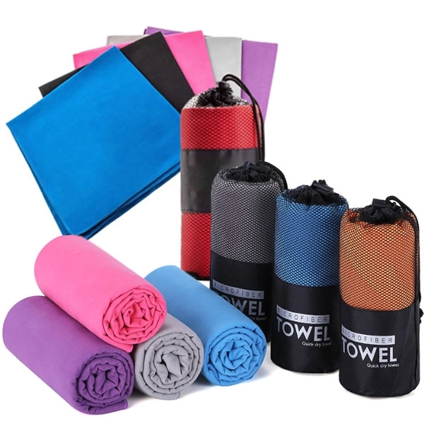 Microfiber Double-Sided Velvet Beach Towel - 60" x 30" 5