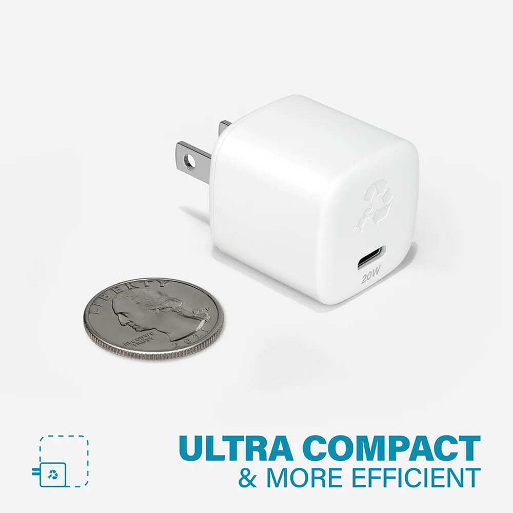 Nimble Wally Subnano 20W USB-C Wall Charger - White 3