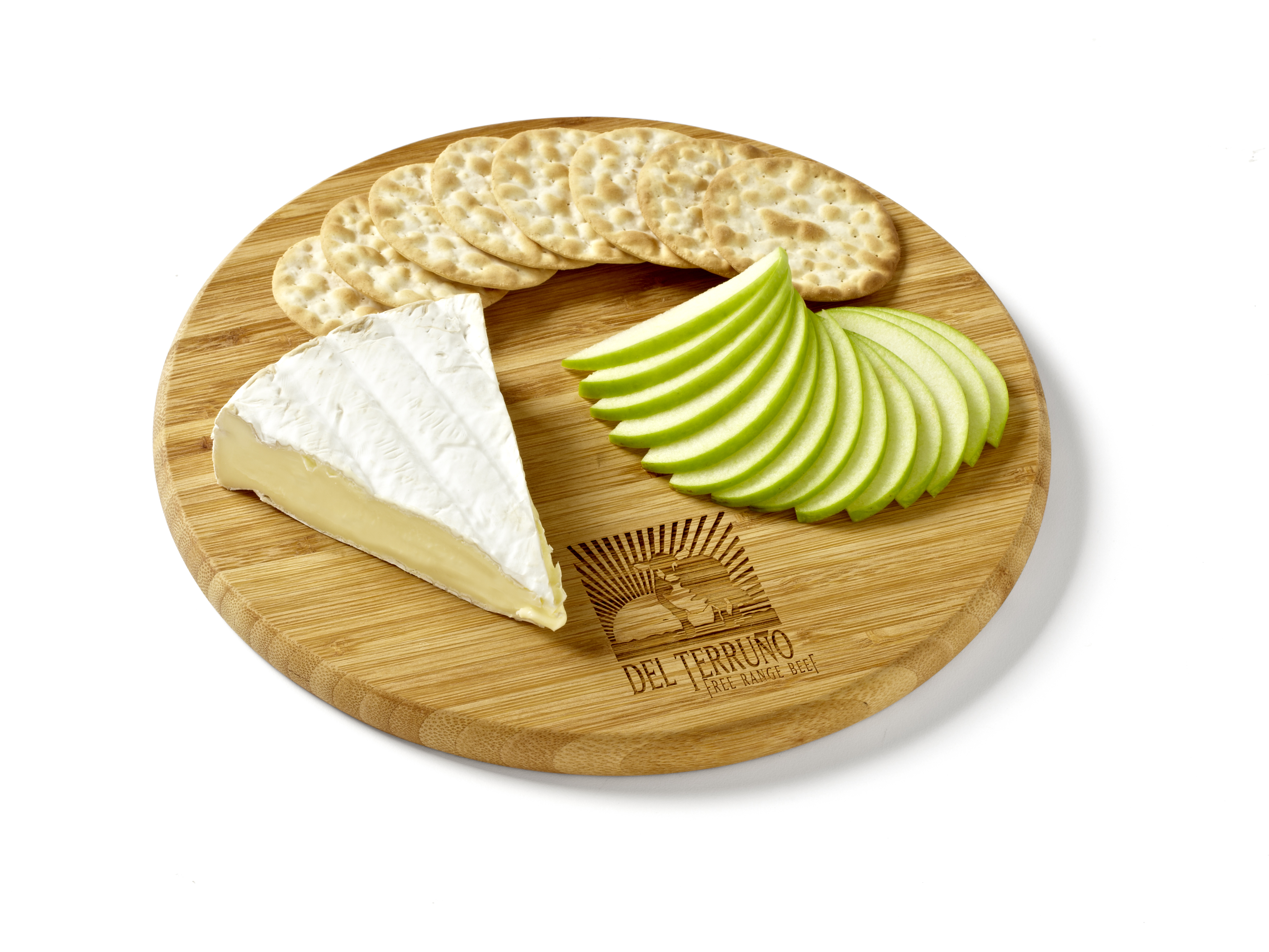 10" Round Bamboo & Sports Ball Cutting Boards 3
